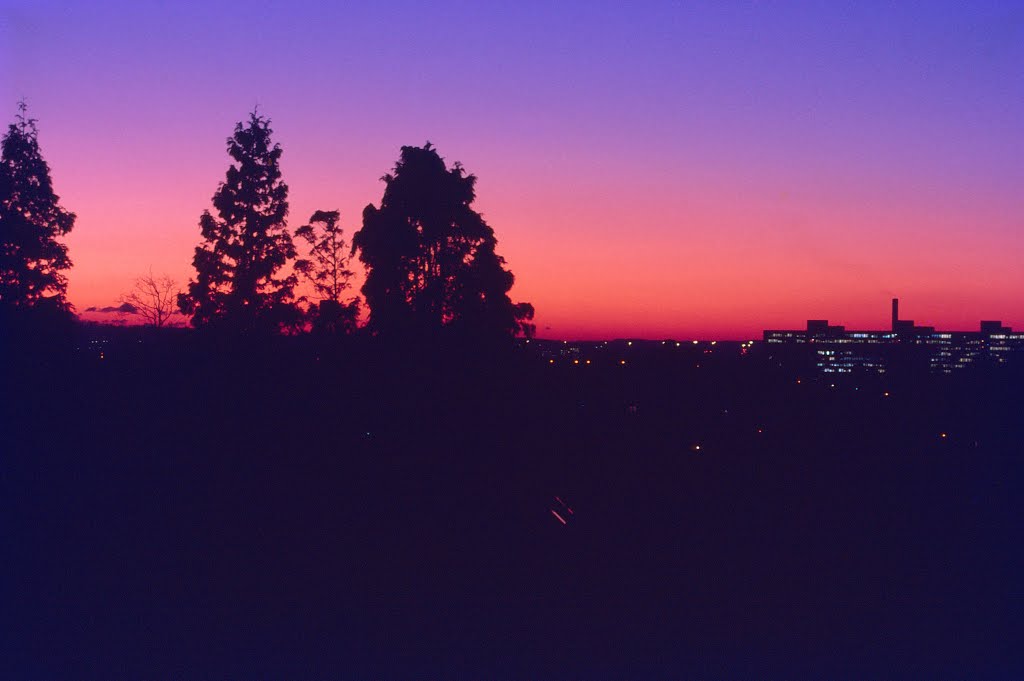 Sunset over Heath and Gabalfa by Mike Rice