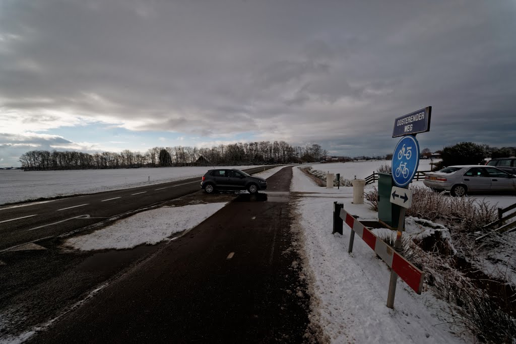 Texel - De Waal - Oosterenderweg / Spangerweg - 4 February 2015 - View SW by txllxt TxllxT