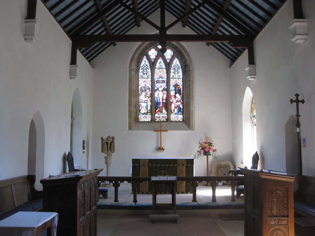 Altar, St Mary's Church, Berrow - August 2015 by Rixklix