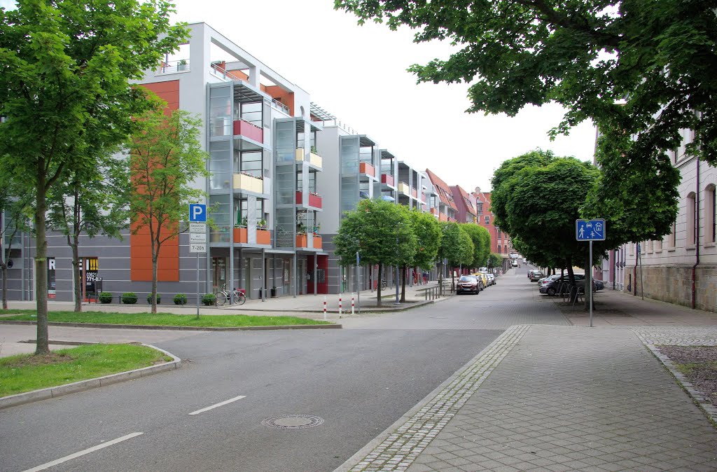 Stadtansicht in der "Jüdenstraße" - Gotha, n.O. by Jens H.