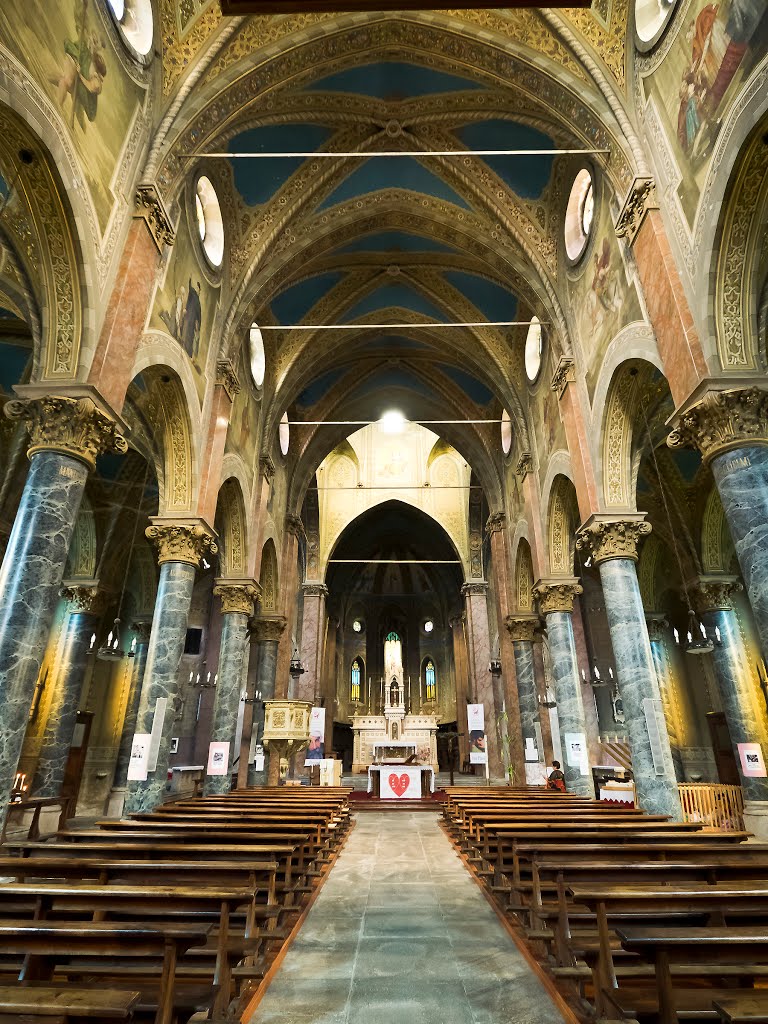 Mini GAP del 28 luglio 2015 - Vogogna (VB) - Interno della Chiesa Parrocchiale Sacro Cuore di Gesù by Giancarlo Ticozzi