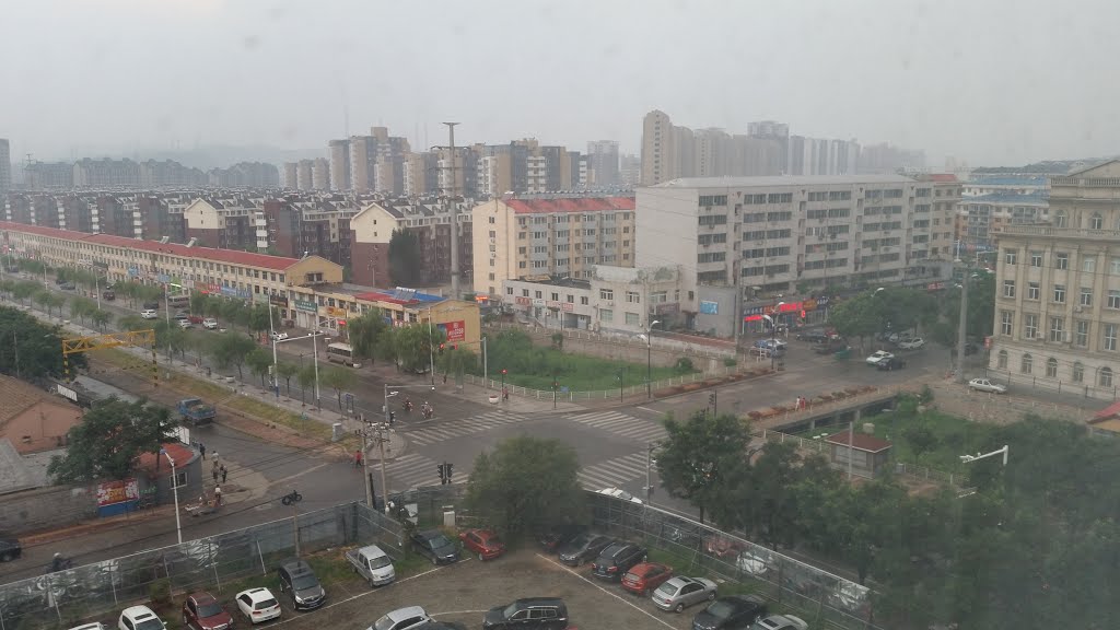 View from 7th floor (Jinluan International Hotel Chengde) by Gerhard Kurka