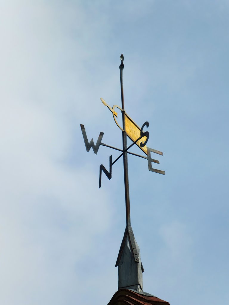 UK_England_Kent_Capel_Church of St. Thomas a Becket_weather vane_DSCF1070 by George Charleston