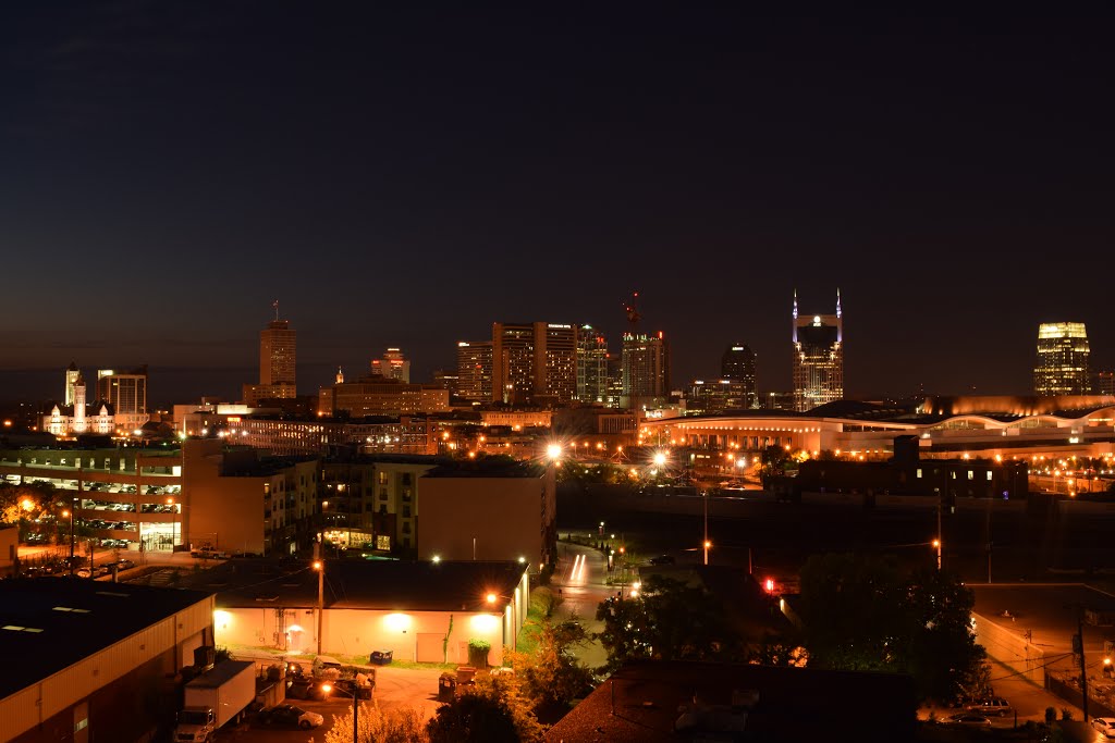 Nashville from Fairfield Inn Patio by Dylan Pederson