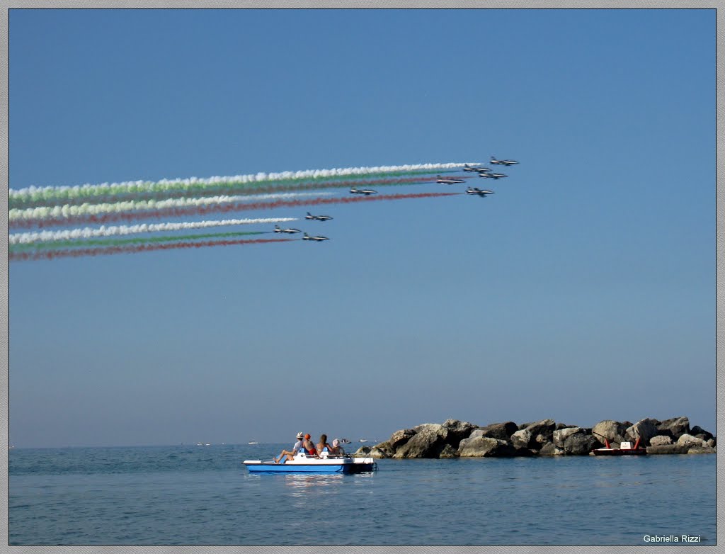 Le Frecce Tricolori -Bellaria 2015 by Gabriella Rizzi