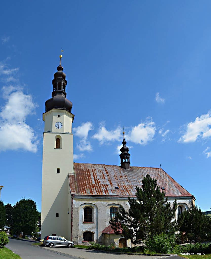 ANDĚLSKÁ HORA, CZ - Kostel Narození Panny Marie – původně gotický kostel raně barokně přestavěn roku 1672 a pozdně barokně roku 1734 / Church of the Nativity of the Virgin Mary - originally a Gothic church early Baroque style in 1672 and late Baroque style of 1734th by votoja cz