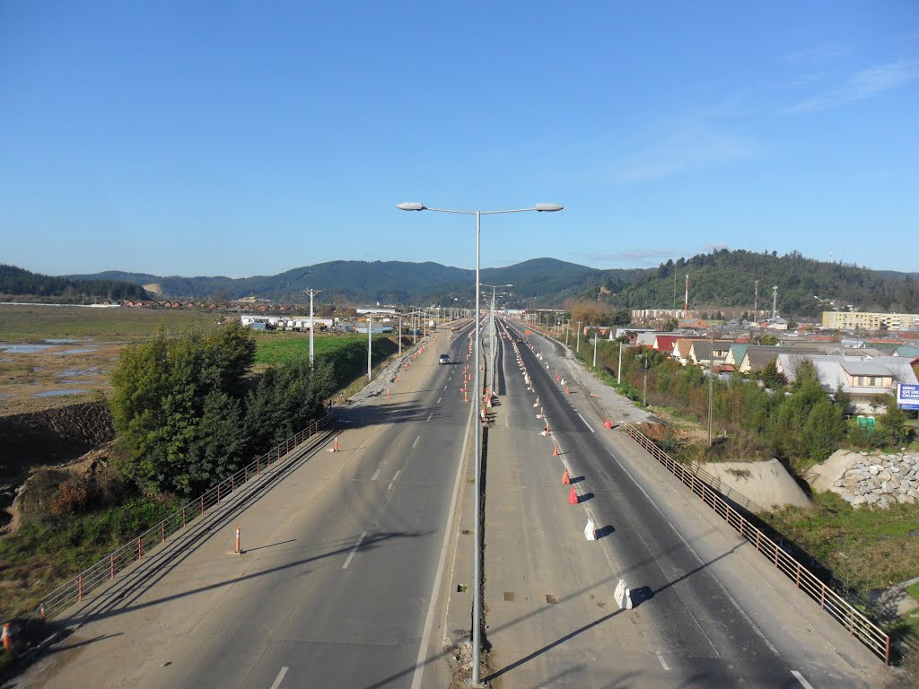 Av. general Bonilla desde retorno, mirando hacia Palomares. by fotomau84