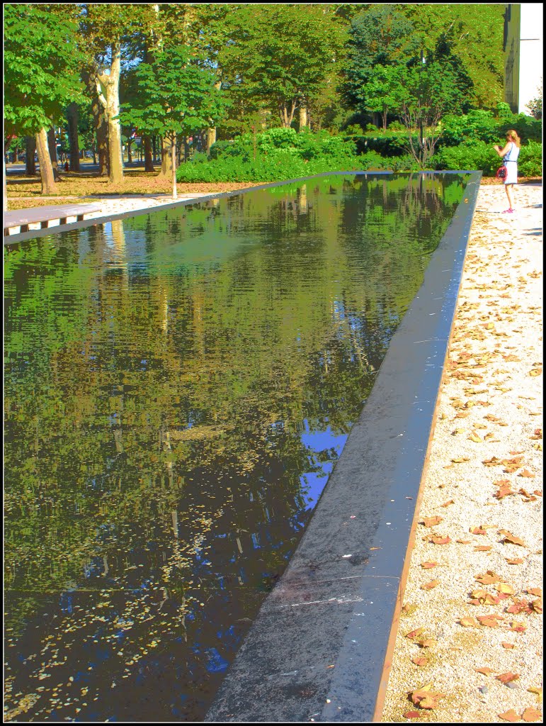 Barnes reflection pool by Judith Klinghoffer