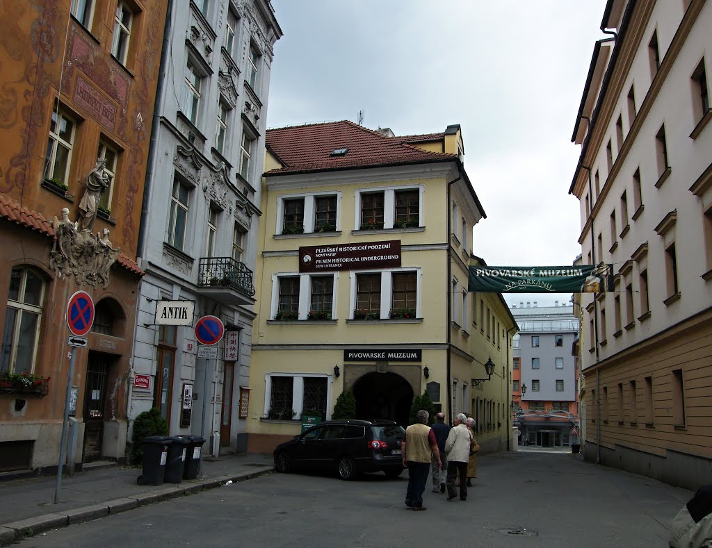 Plzeň - Brewing Museum and new entrance to Pilsen Historical Underground by Jaroslav Presl