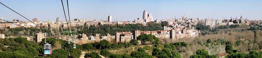 Madrid Skyline, 2004, Baykan Günay by baykangunay