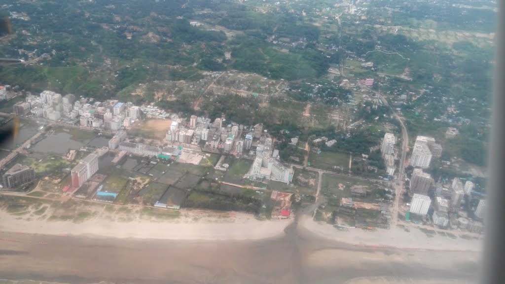 Sea Beach Coxbazar aerial view by Ferdaus Al Amin