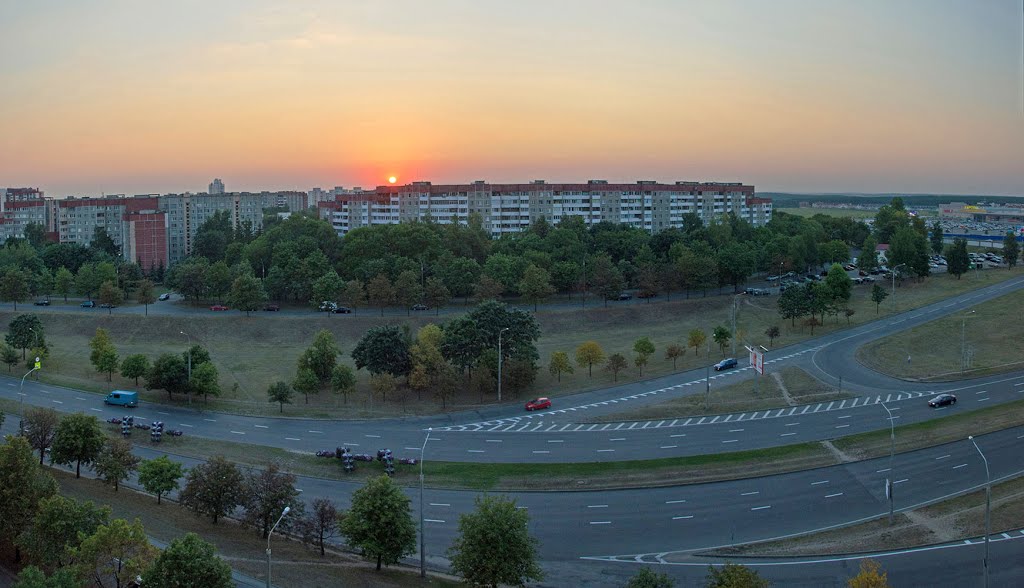 Закат над Зелёным Лугом / Sunset over the 'Green Meadow' by kot-17