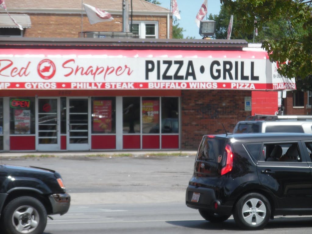 Marquette Park Red Snapper Pizza Grill by Wayne Allen Sallee