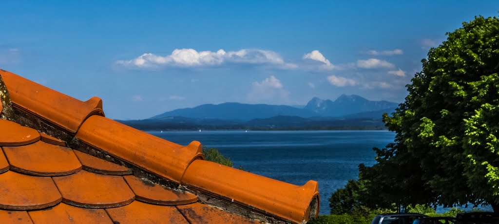 Ausblick bei Gstadt am Chiemsee by moatlspeed