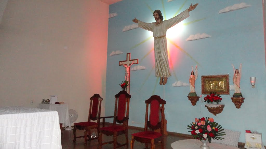 Igreja Santa Rita de Cássia - Interior - Barbosa Ferraz-PR by Robison Burim