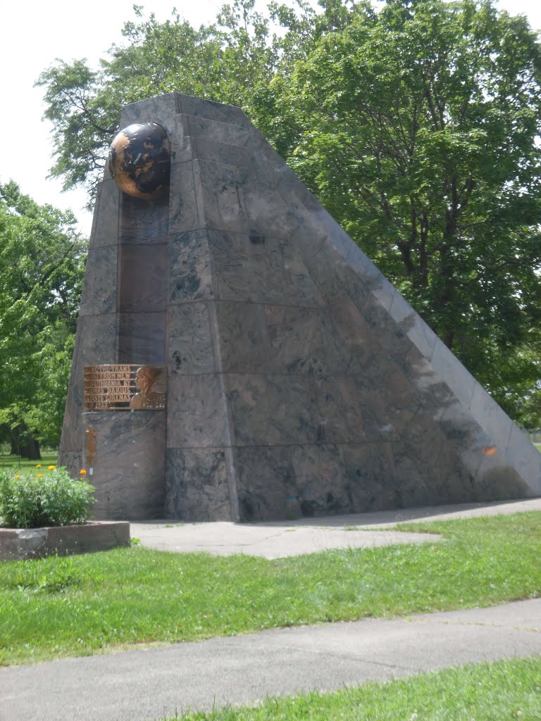 Marquette Park Memorial by Wayne Allen Sallee