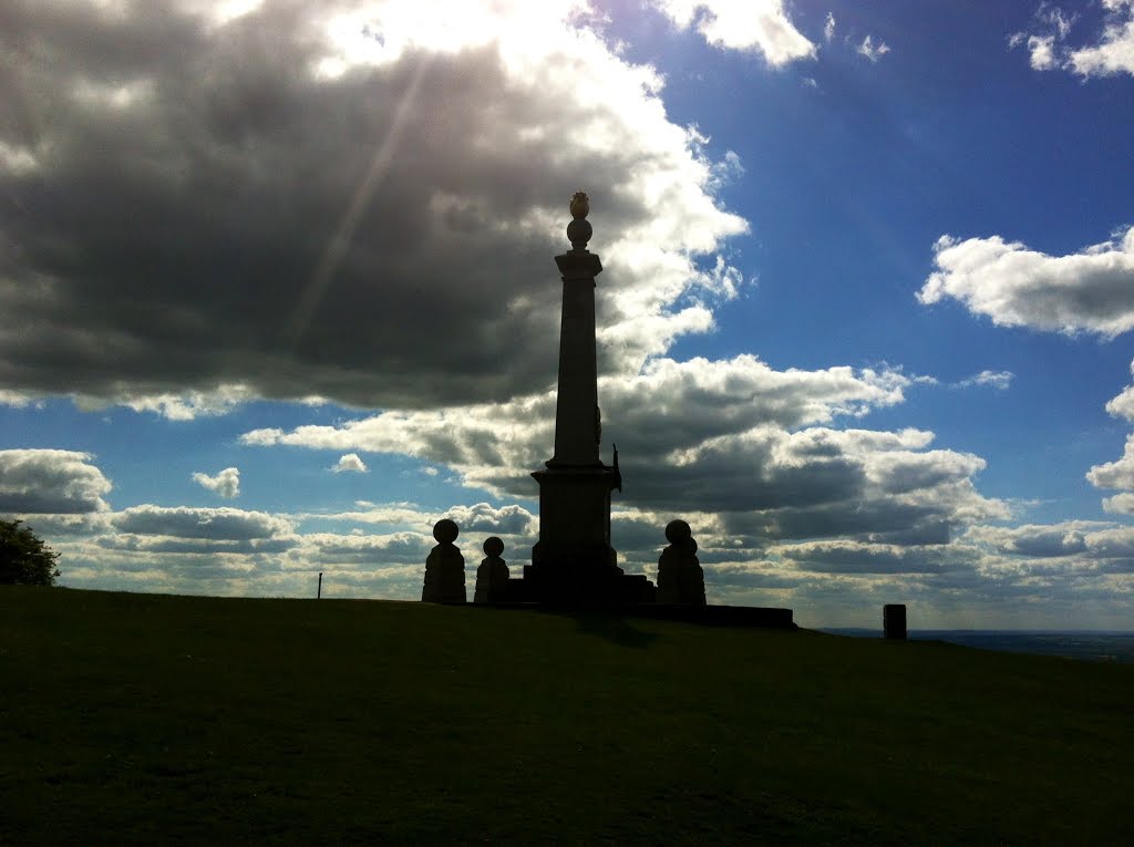 The monument and clouds by Lorenza Tribbioli Le…