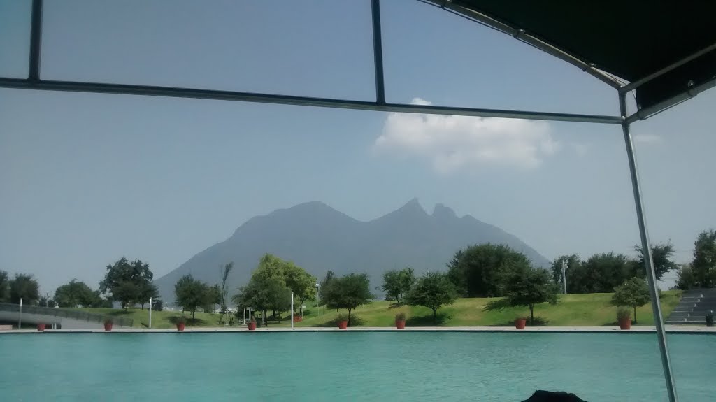 Cerro de La Silla desde el Paseo Santa Lucía. by speedy knife