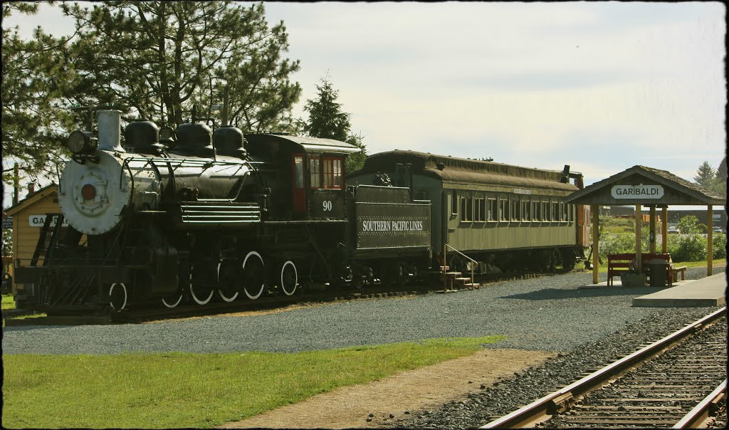 2-8-2 Mikado in Garibaldi Oregon by stacy metcalf