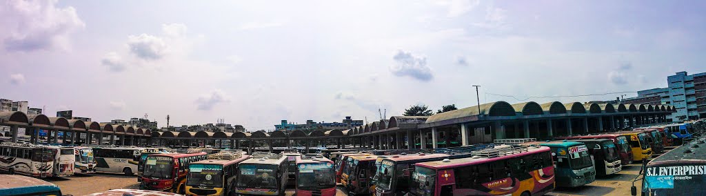 Mohakhali Bus Terminal by Nahid Sultan