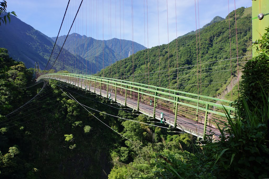 東埔吊橋 Dongpu Suspension Bridge by lienyuan lee