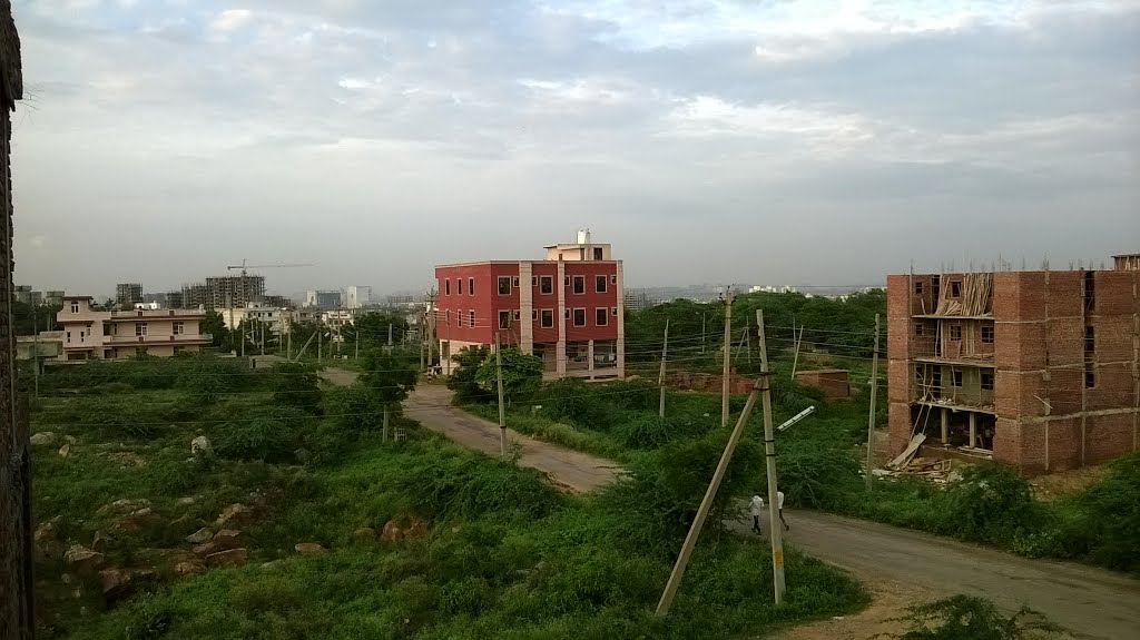 View from 3470, Block-C, Greenfields Colony, Faridabad by Daniel Sebastian