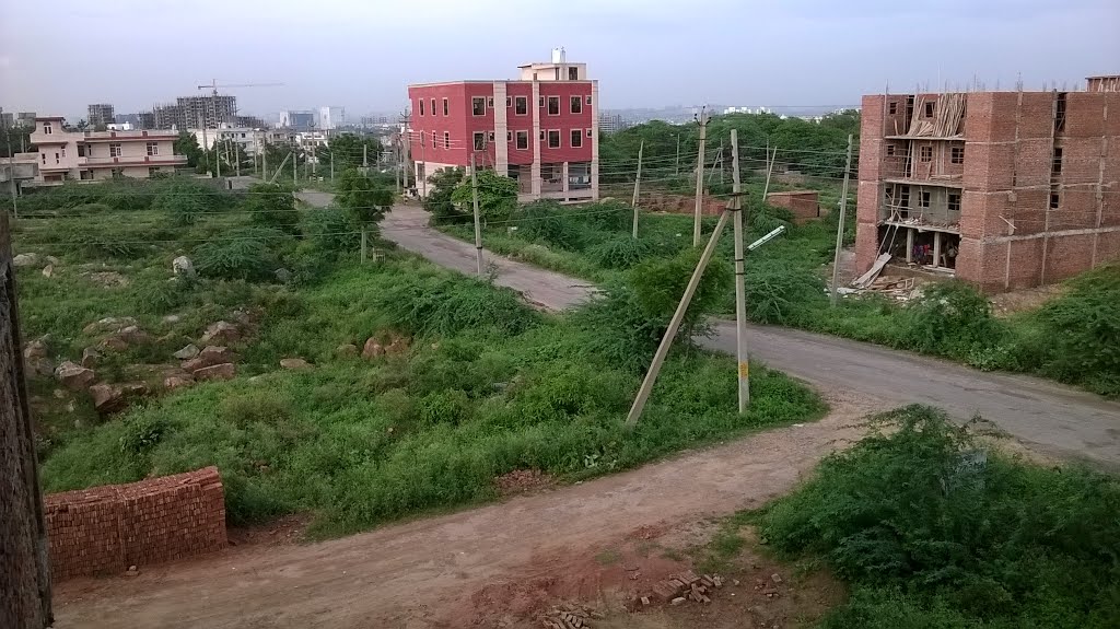 View from 3470, Block-C, Greenfields Colony, Faridabad by Daniel Sebastian