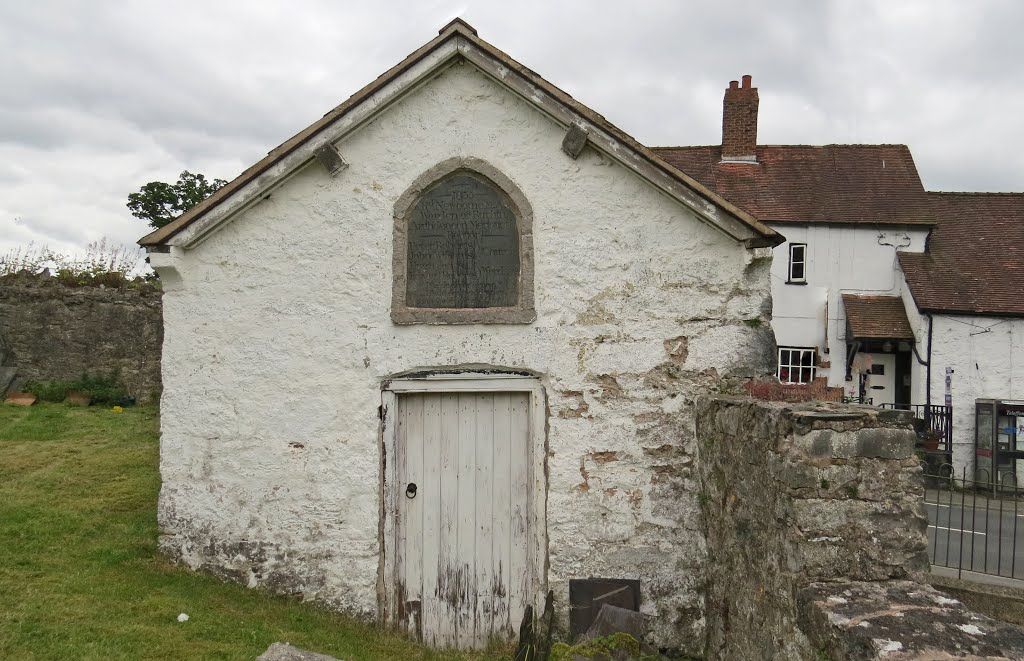 Hearse House in St Mwrog's Churchyard by Barrie Price