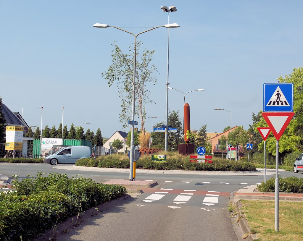 Kreisverkehr L271 bei Malden, Niederlande by Charly G.