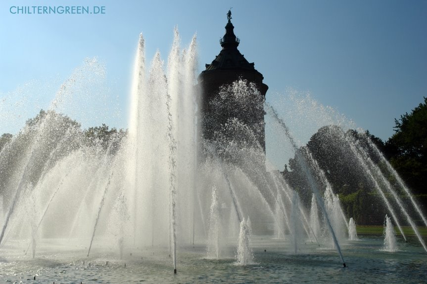 Fontänen und Wasserturm by Michael Schäfer