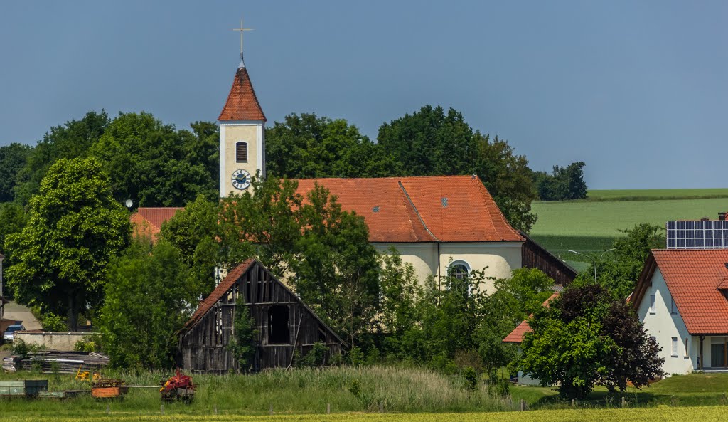 Kirche St. Johannes der Täufer in Gebelkofen by moatlspeed