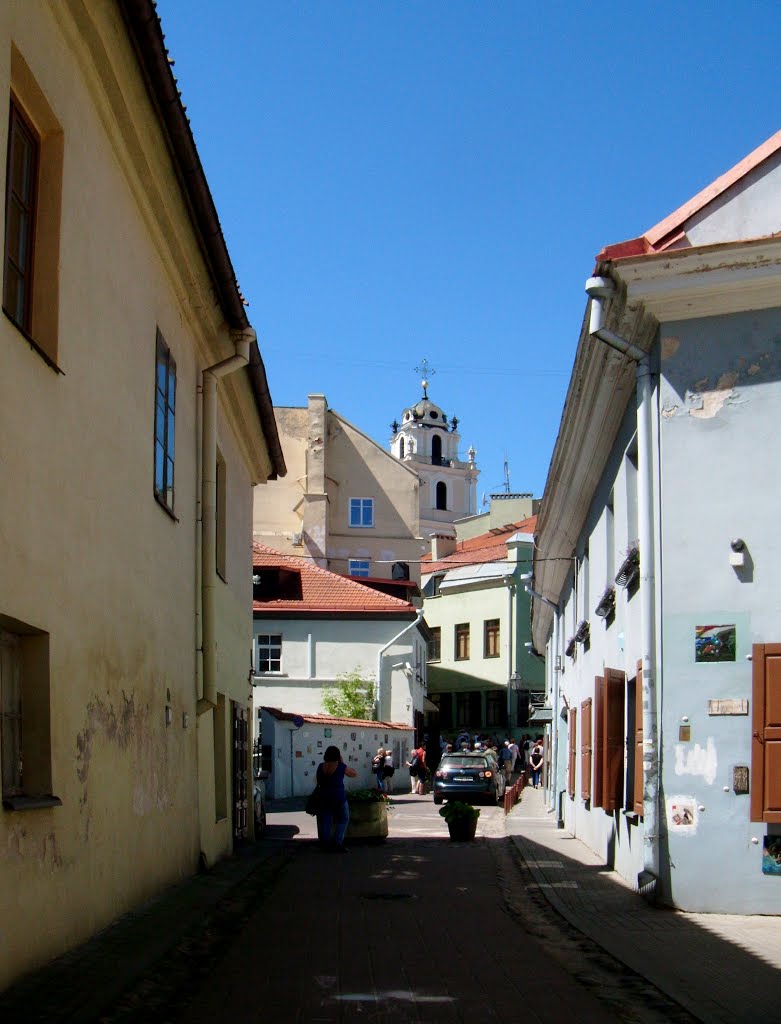 WILNO (Vilnius, Vilna). Ulica Literacka. by Maciej Pawłowski