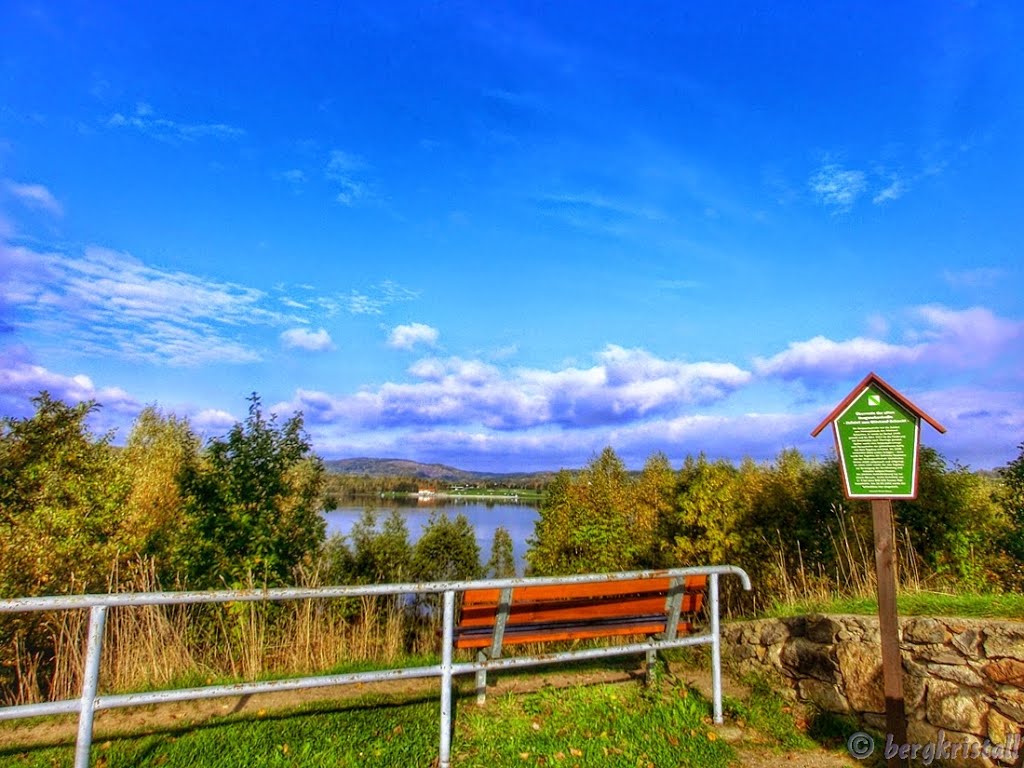 Aussichtspunkt am ehemaligen Braunkohletagebau by bergkristall Harz