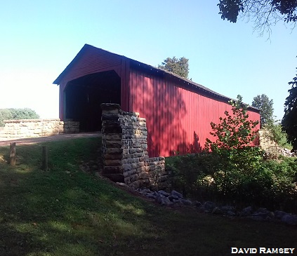 Mary's River covered bridge 1854 by DaWaRa