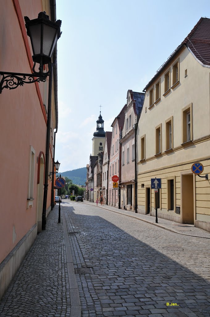 Ladek Zdroj, Poland - street scene by Bernard Janowski