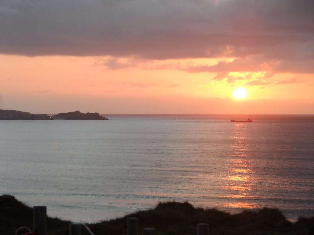 St Ives bay sunset by simonfay