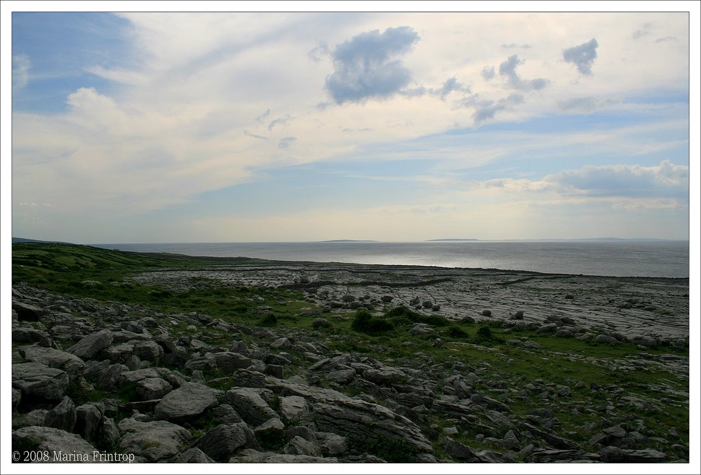 The beautiful Burren close to the Galway Bay, Ireland County Clare by Marina Frintrop