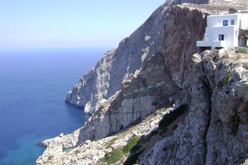 Folegandros´ cliffs by aeiolos