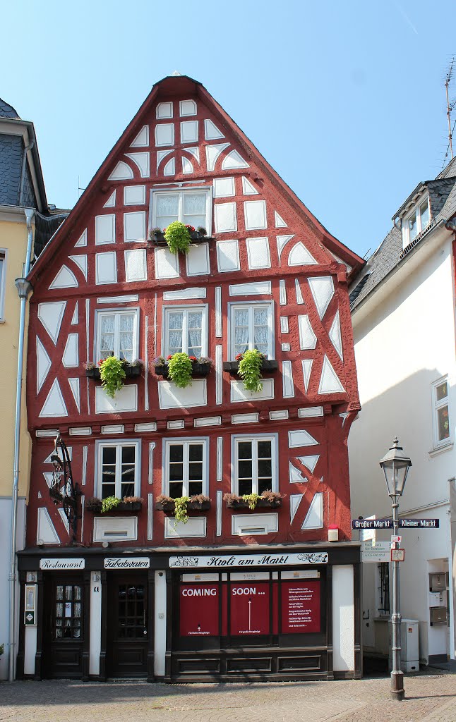 Fachwerk, "Kroli am Markt", Montabaur by Dieter Wick