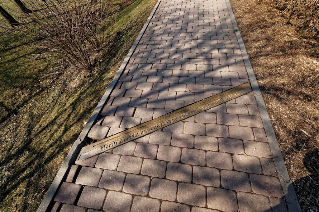 Vsetín - Footpath along Vsetínská Bečva River - View ESE & Down on the Meridian 18° East of Greenwich by txllxt TxllxT