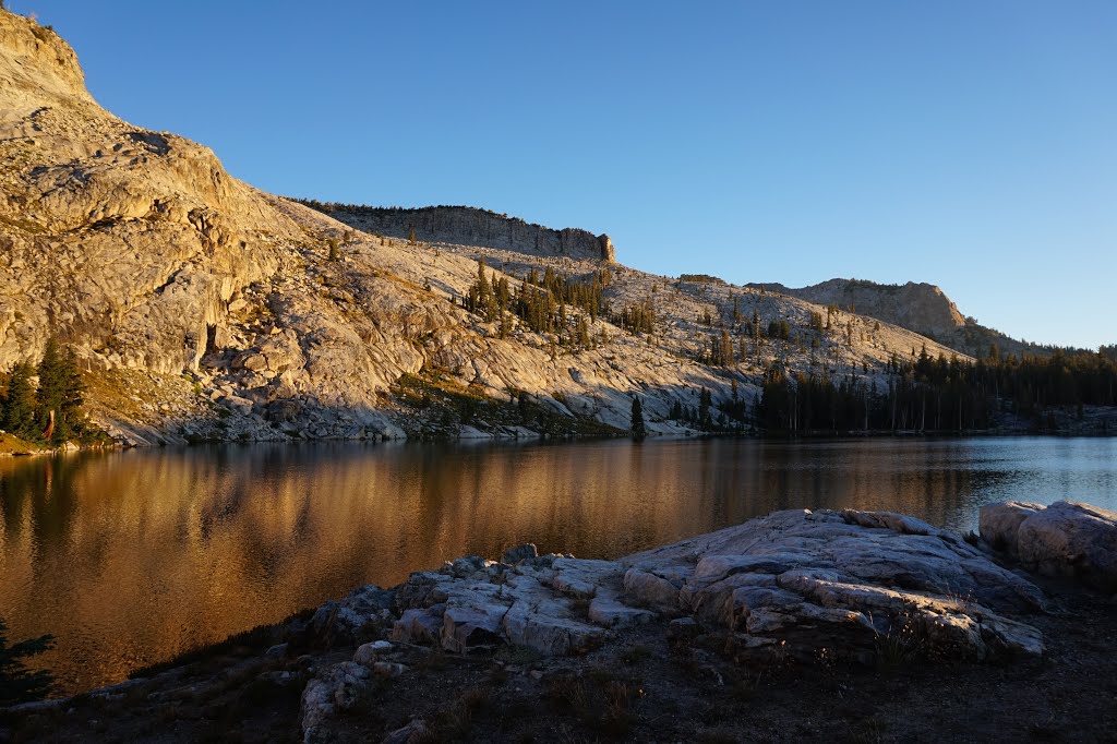 May Lake Sunrise by Eric D Myers