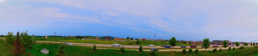 Panorama of a Incomming Severe Storm by Corey Coyle