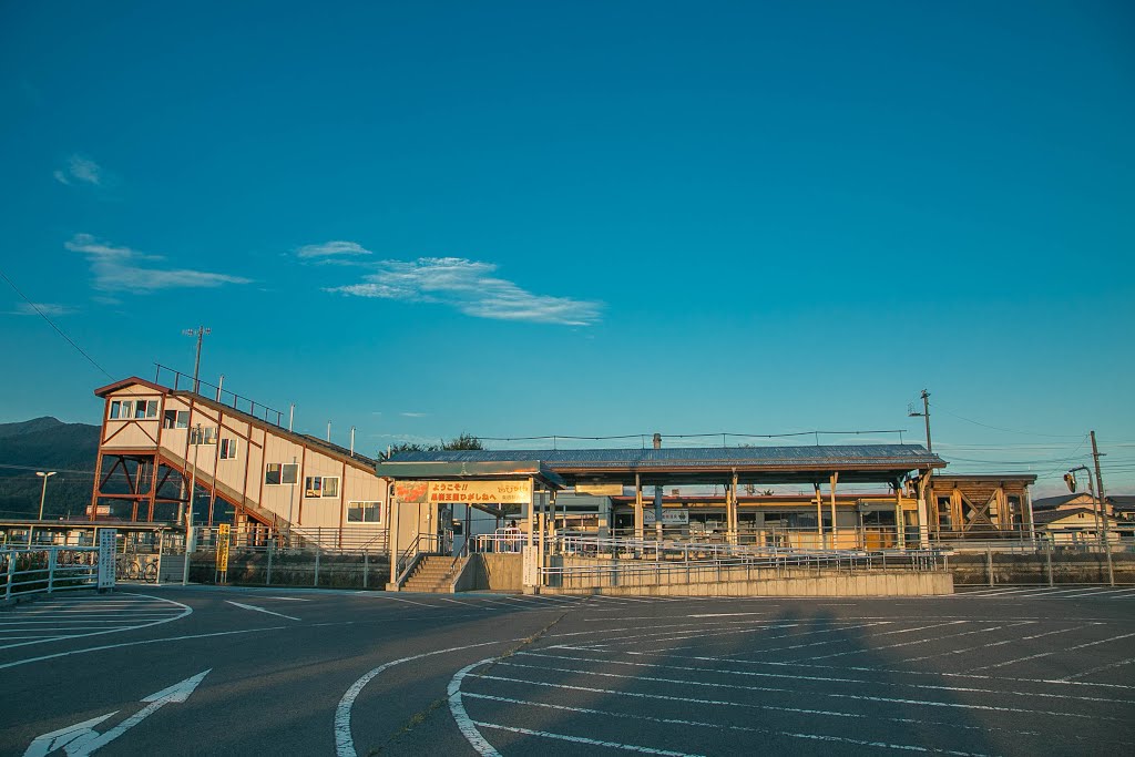 東根（ひがしね）駅西口　JR山形線（奥羽本線）　山形県東根市 by 犬山にゃん太郎