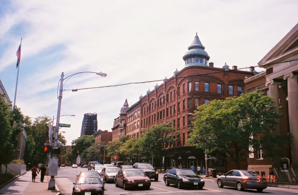 Historic preservation in Hartford: The Linden building at Main & Linden Streets. (Sept.2014) by miklospogonyi