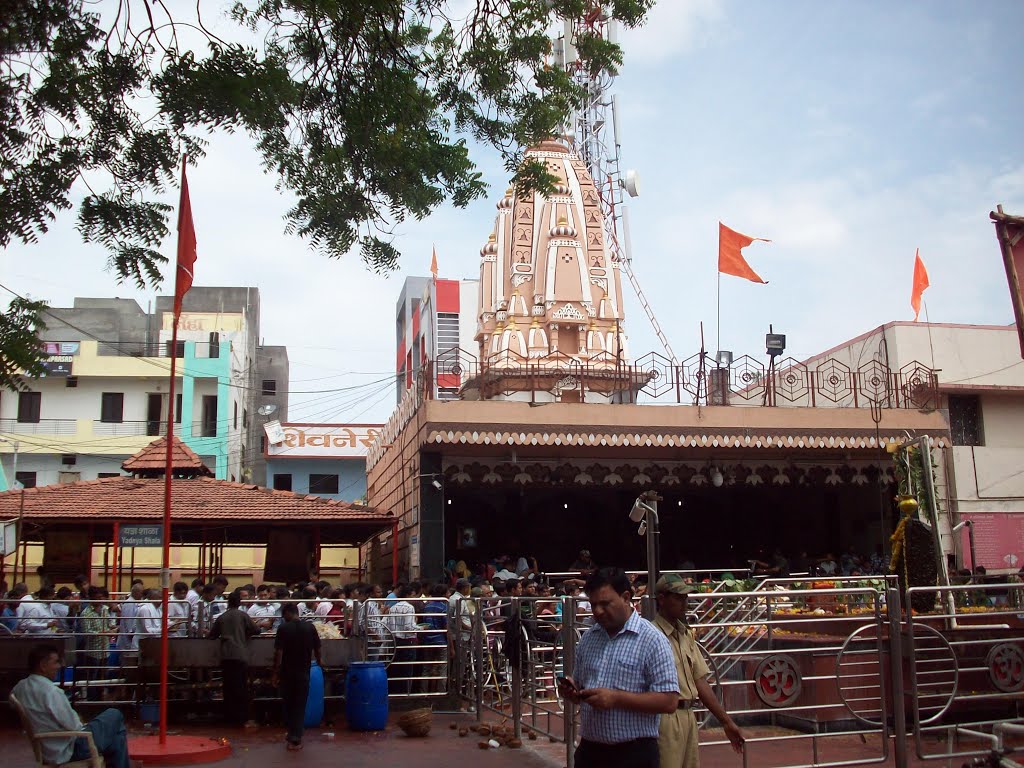 Shani Temple, Shani Shignapur by Krutibas Panda