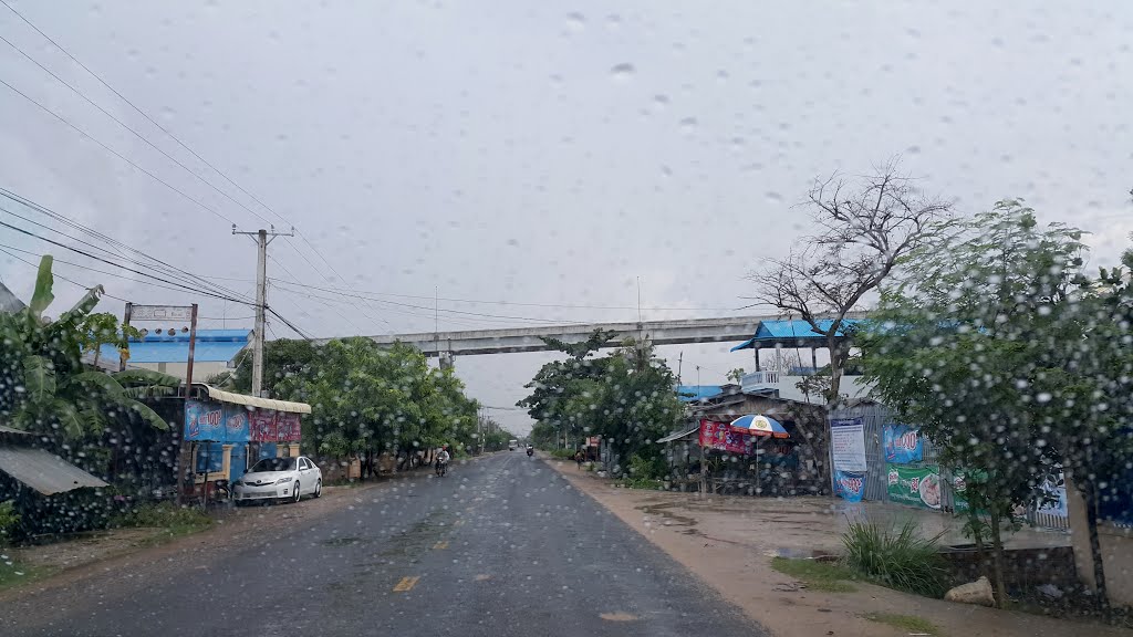 ស្ពានអ្នកលឿង | ​Neak Loeung Bridge | Tsubasa Bridge - (ស្ពានត្សឹបាសា) | មើលពីផ្លូវជាតិលេខ១១ by Tep Kosal(សឺនទេពកុសល…