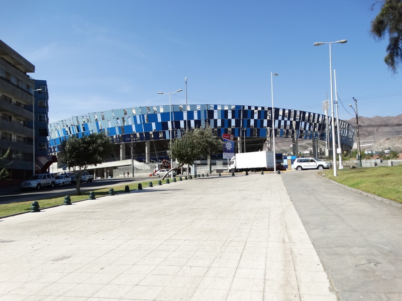 Vista hacia estadio regional Antofagasta by Oscar Fernández C