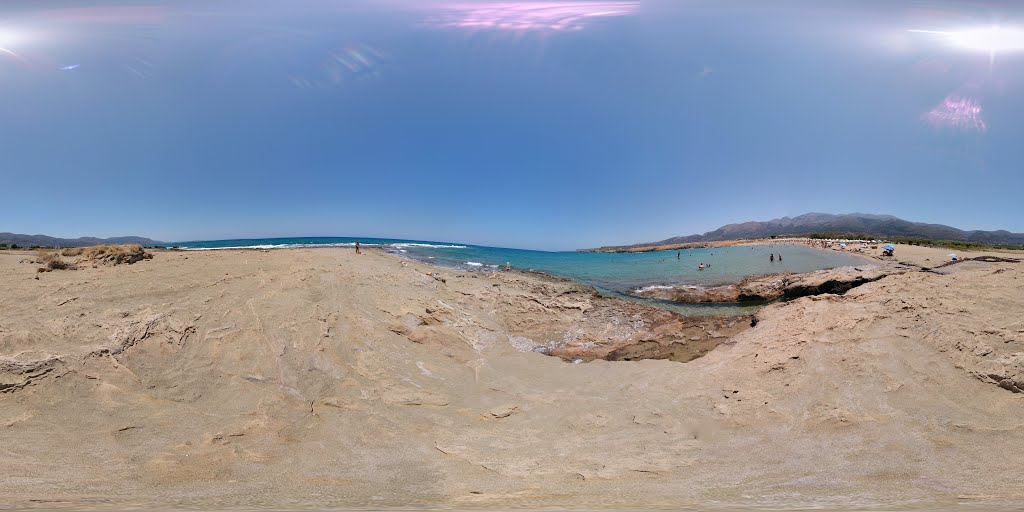 Malia Beach by Damian Chocholek