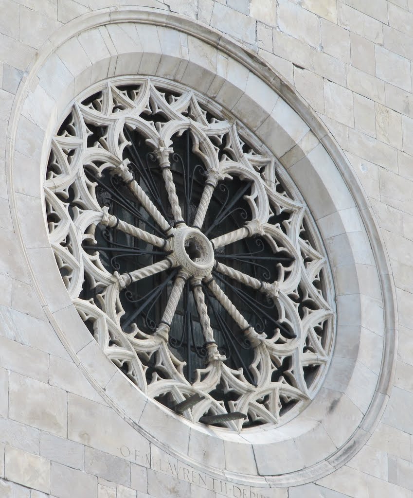 Cattedrale's rose window by Tina B.