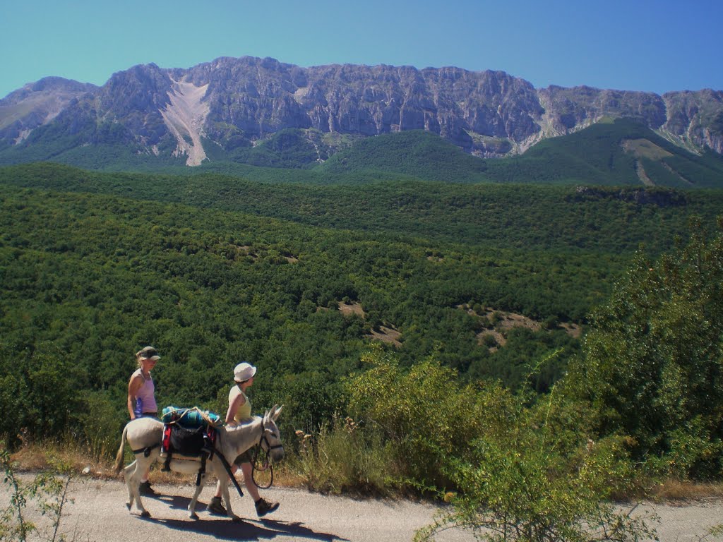 Eselwandern in den Abruzzen - Eselwanderung Italien by Honigtal auf Korfu -…